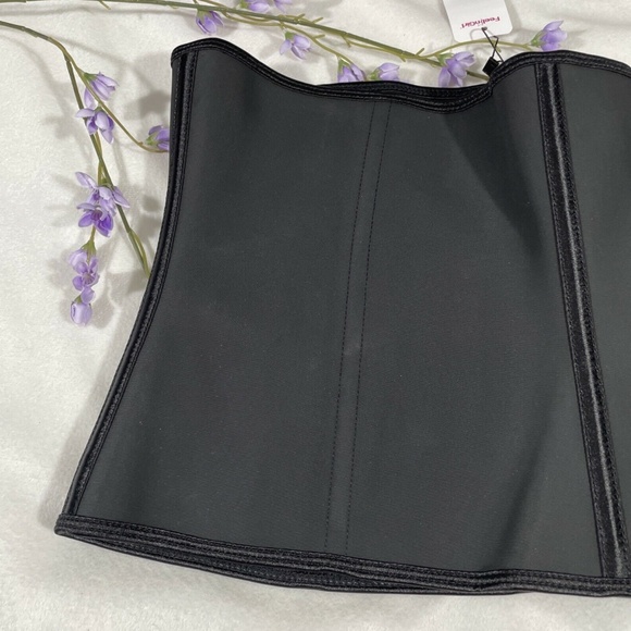 NEW FeelinGirl [ 3XL ] Latex Boned Slim Down Waist Trainer in‎ Black - Picture 7 of 10
